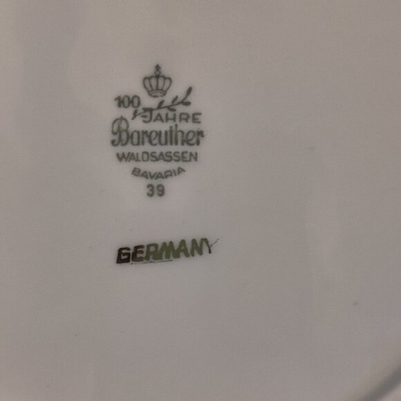 Harvest Plates 8" by Bareuther of Germany.Traditional Bavarian Vintage Serveware - Picture 5 of 7
